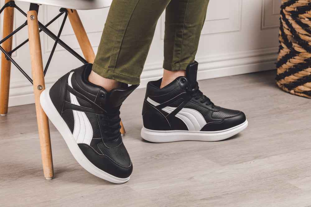 CALTO High-Top Sneaker Elevator Shoes - 3.8 Inches - H71901