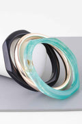 HIGHLINE Triple Geometric Marble Bracelet | Bold BYMANYC ® New York Style