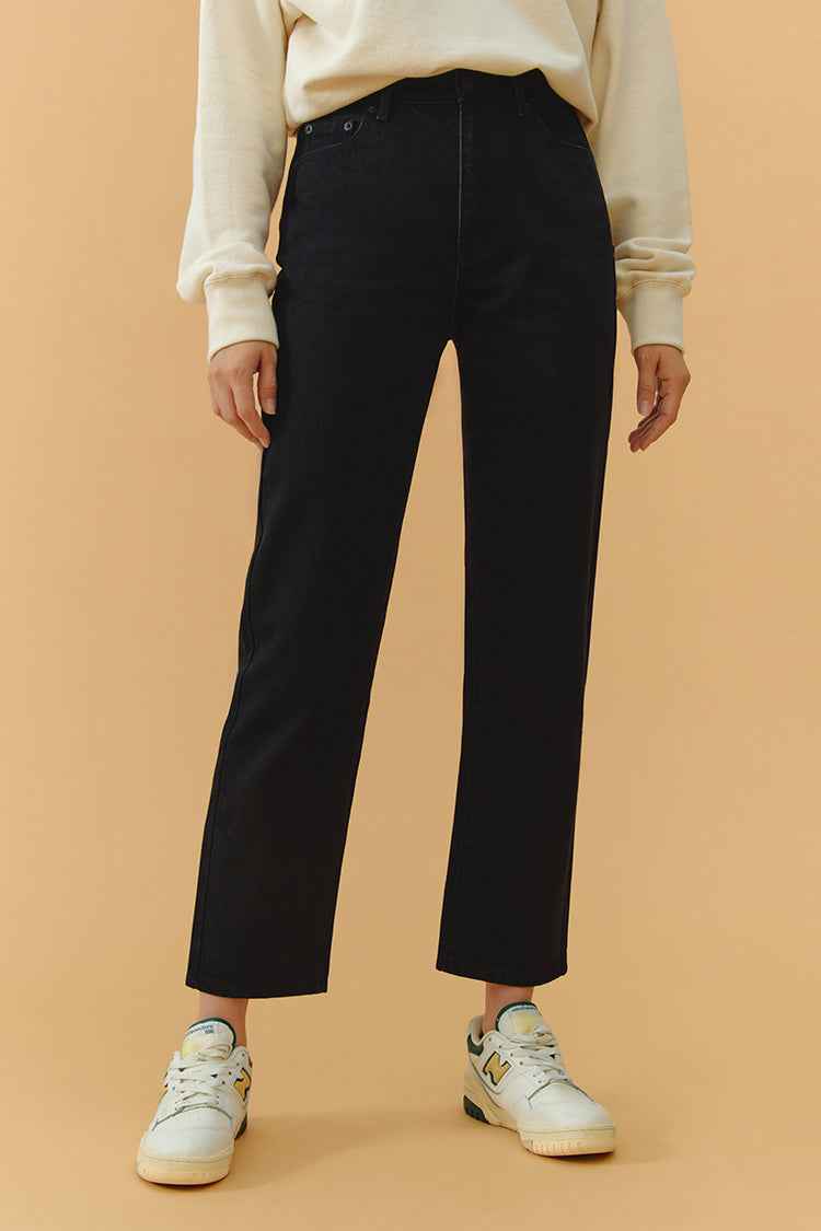 Chelsea High Rise Straight Crop Jeans HJ005