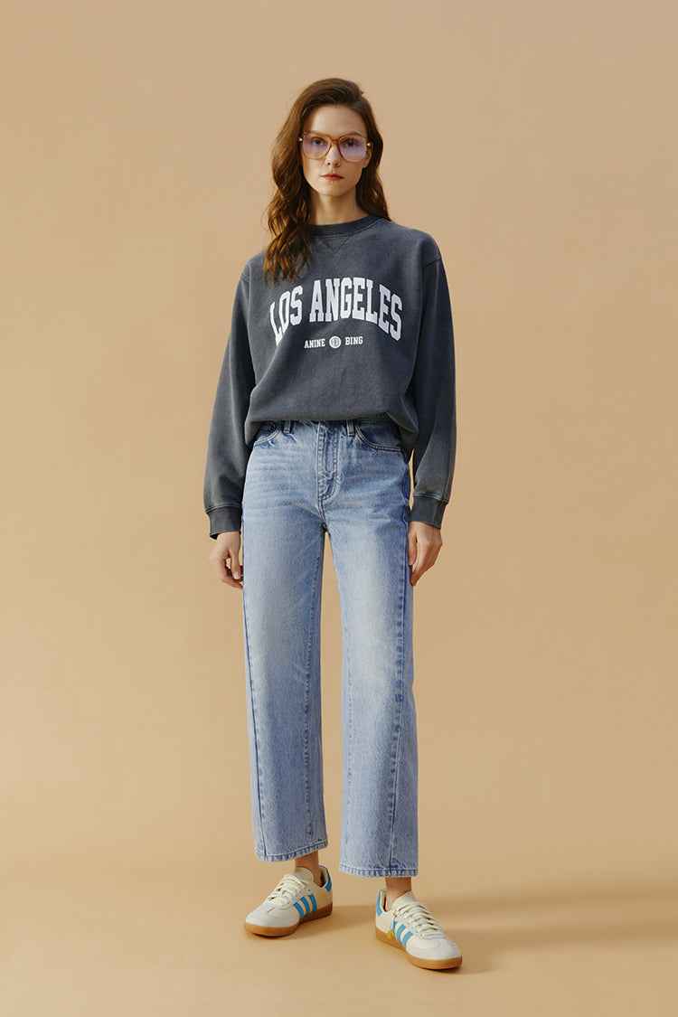 High-Line Curve Ankle Jeans HJ016
