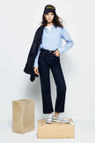Manhattan High Rise Straight Ankle Jeans HJ160