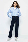 Manhattan High Rise Straight Ankle Jeans HJ160