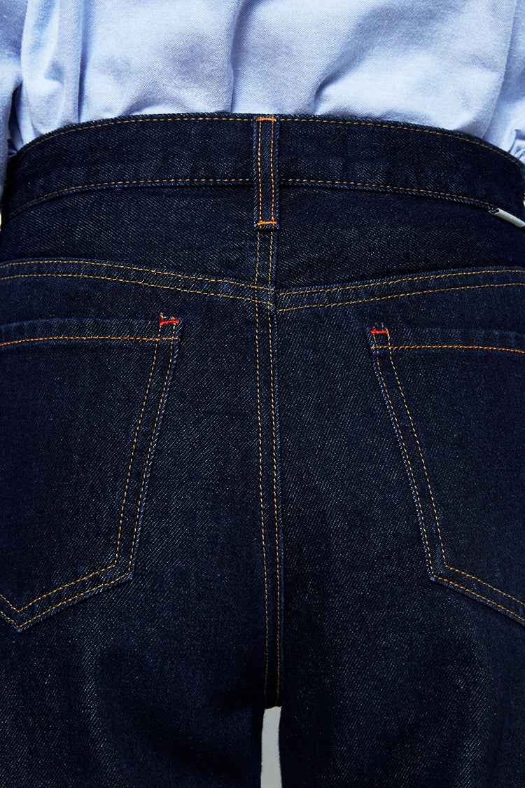 Manhattan High Rise Straight Ankle Jeans HJ160