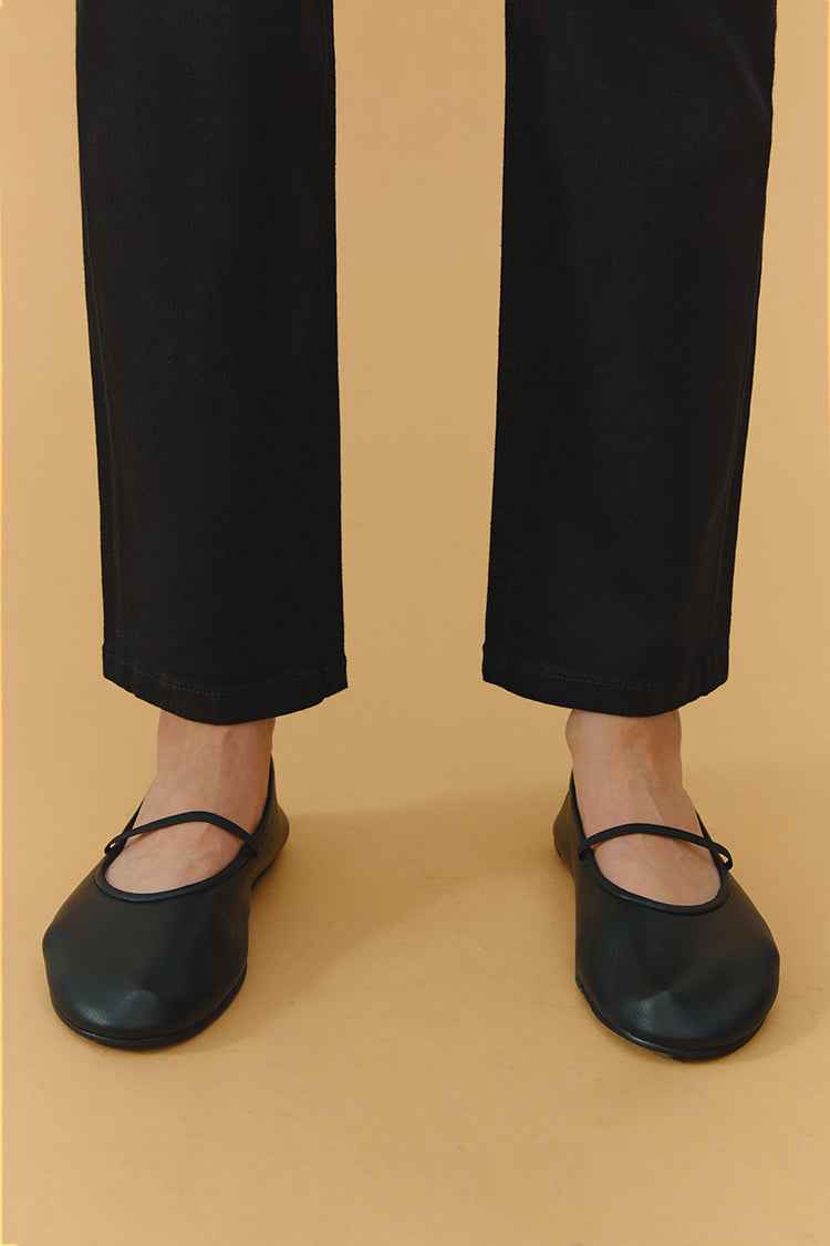 Two Shots High Rise Straight Crop Jeans HJ013