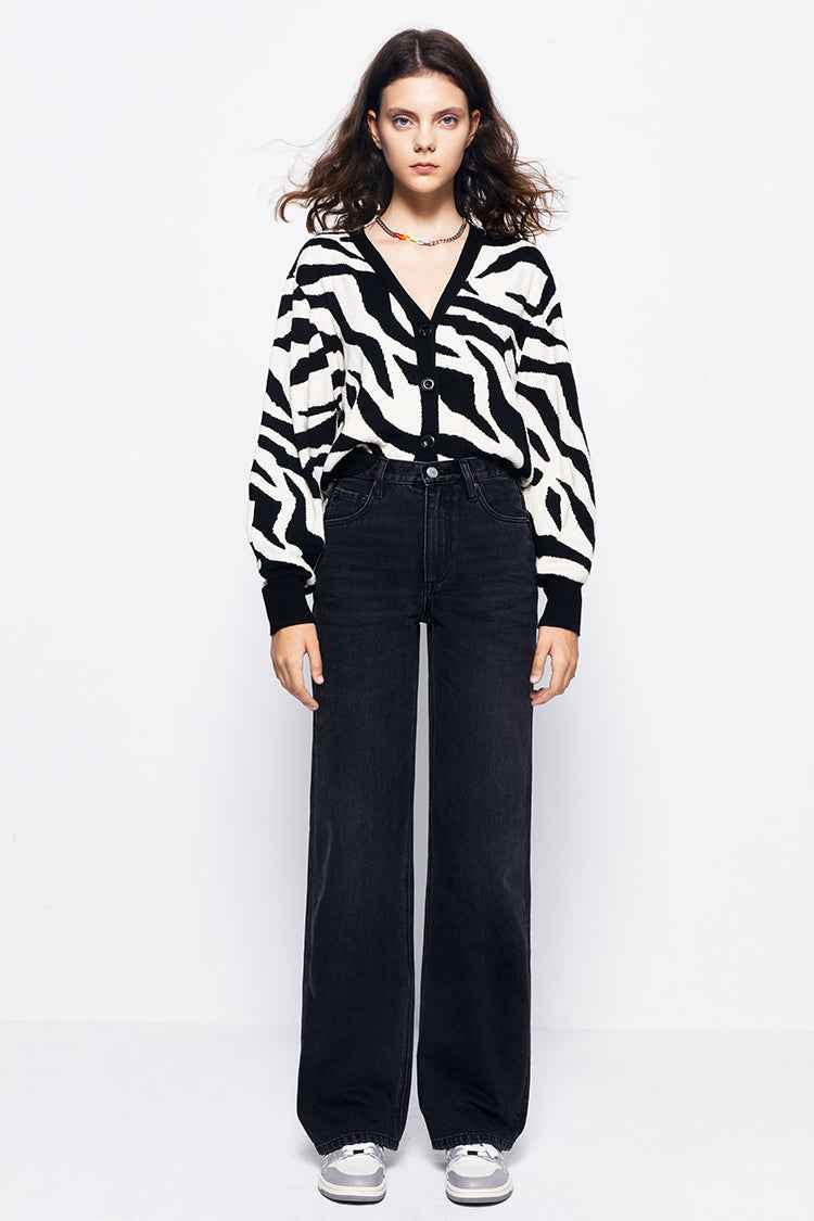 Coney Island Whitefish High Rise Wide Jeans HJ007
