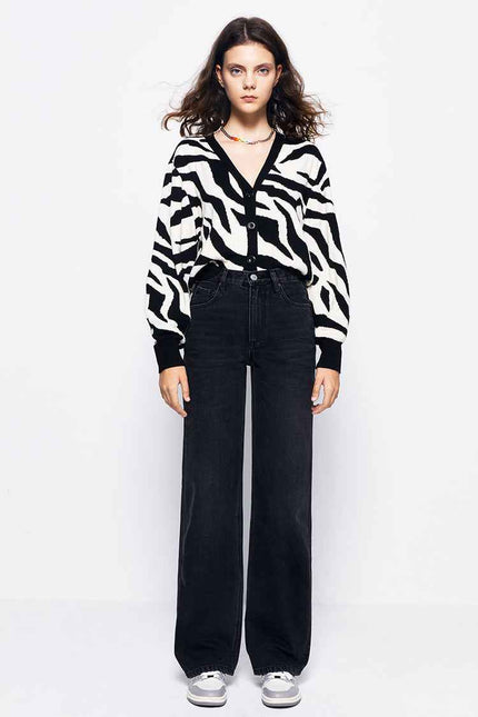 Coney Island Whitefish High Rise Wide Jeans HJ007