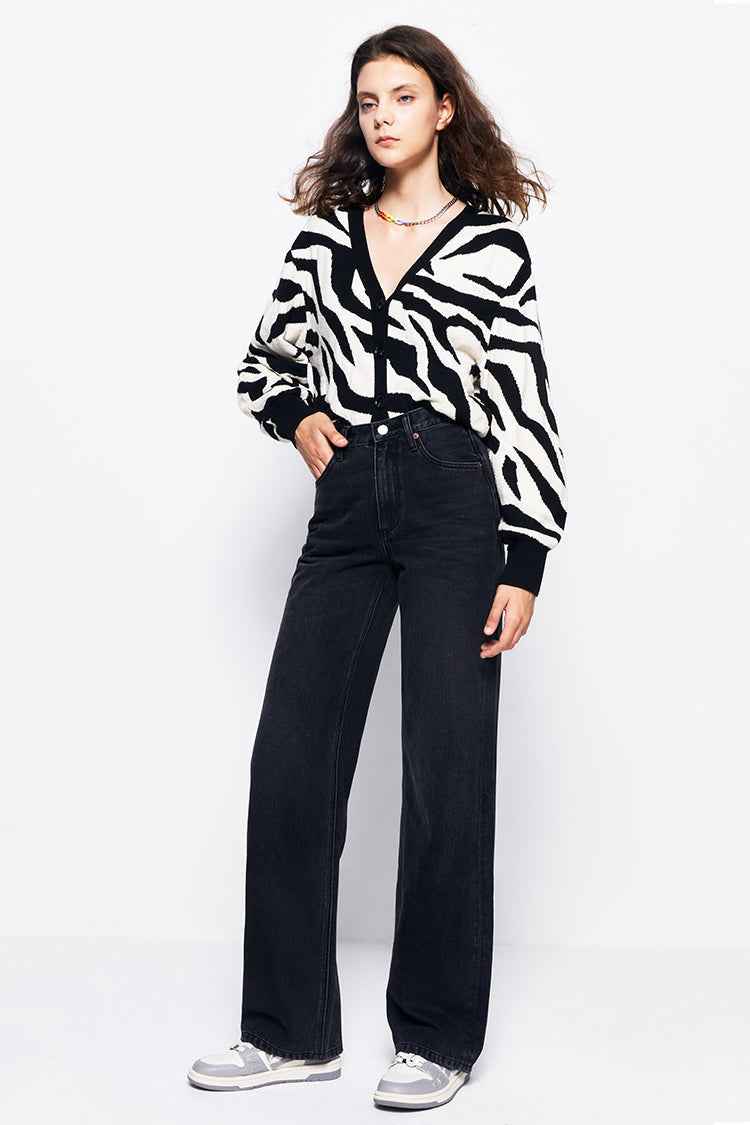 Coney Island Whitefish High Rise Wide Jeans HJ007