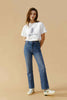 Activity Grrrl High Rise Kick Crop Jeans HJ017