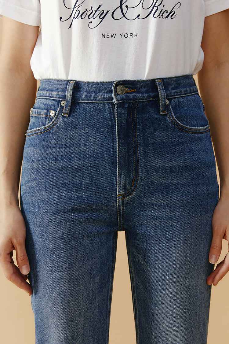 Activity Grrrl High Rise Kick Crop Jeans HJ017