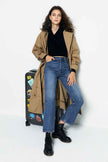 Activity Grrrl High Rise Kick Crop Jeans HJ017 [FINAL SALE]