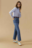 Chelsea High Rise Straight Crop Jeans HJ005