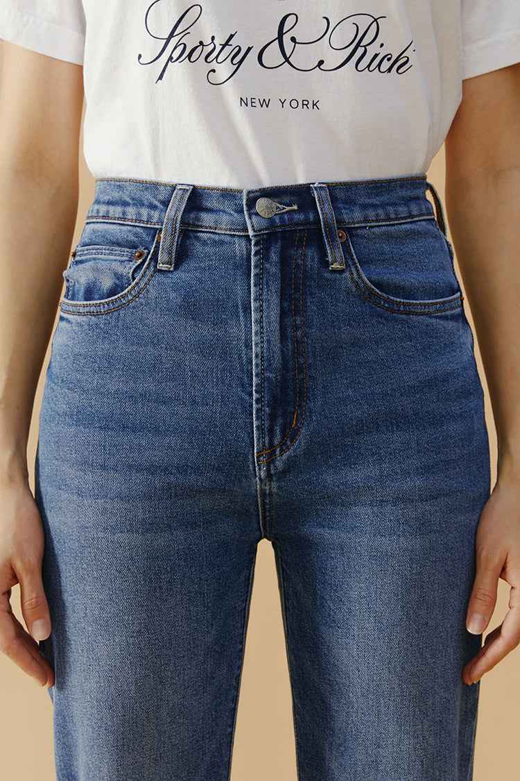 Chelsea High Rise Straight Crop Jeans HJ005