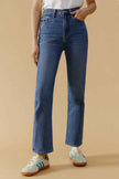Chelsea High Rise Straight Crop Jeans HJ005