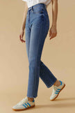 Chelsea High Rise Straight Crop Jeans HJ005