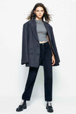 Manhattan High Rise Straight Ankle Jeans HJ160