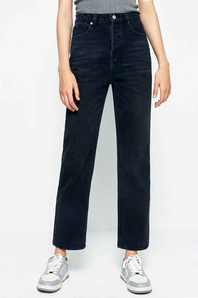 Manhattan High Rise Straight Ankle Jeans HJ160