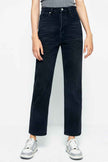 Manhattan High Rise Straight Ankle Jeans HJ160