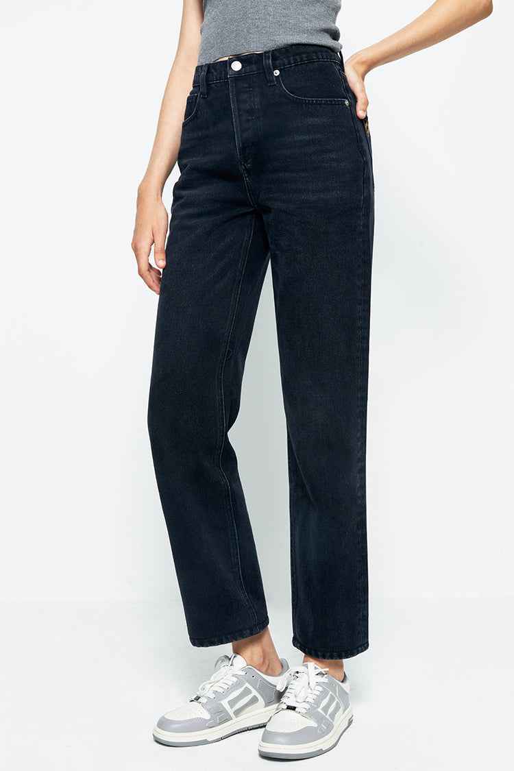 Manhattan High Rise Straight Ankle Jeans HJ160