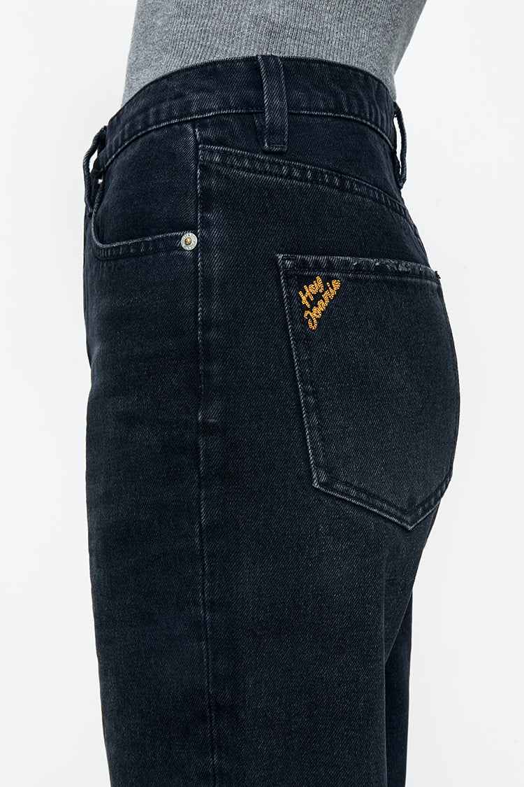 Manhattan High Rise Straight Ankle Jeans HJ160
