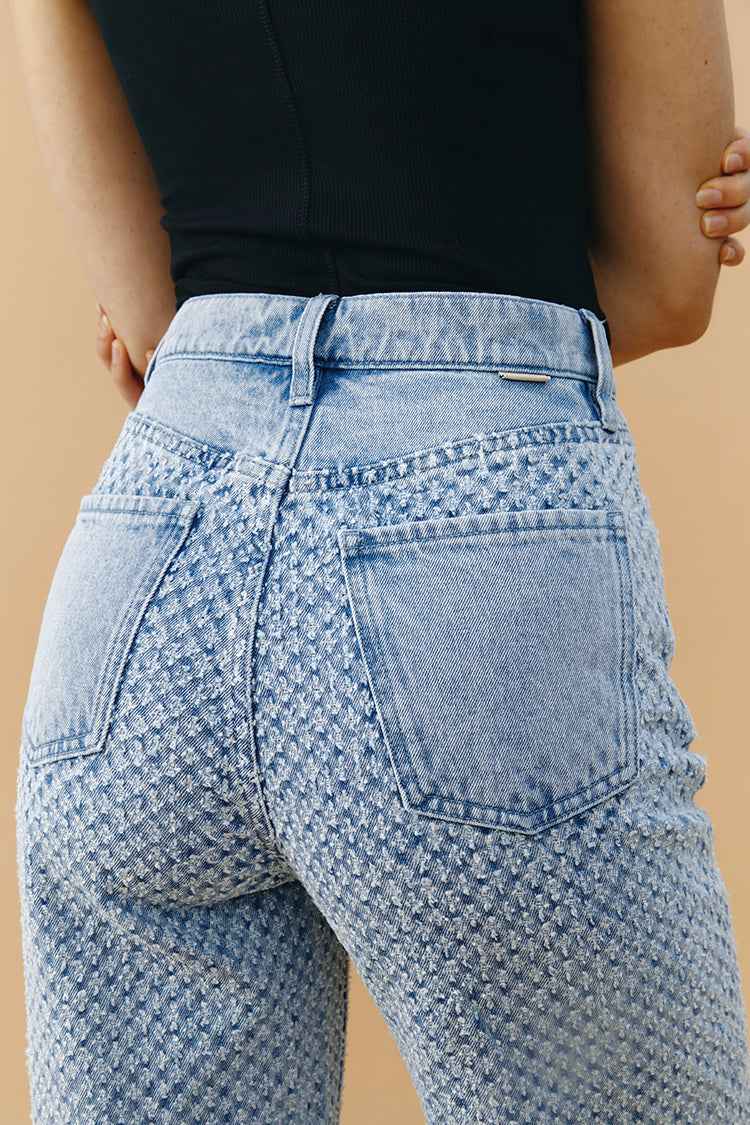 Coney Island Whitefish Tweed Wide Jeans HJ007 [FINAL SALE]