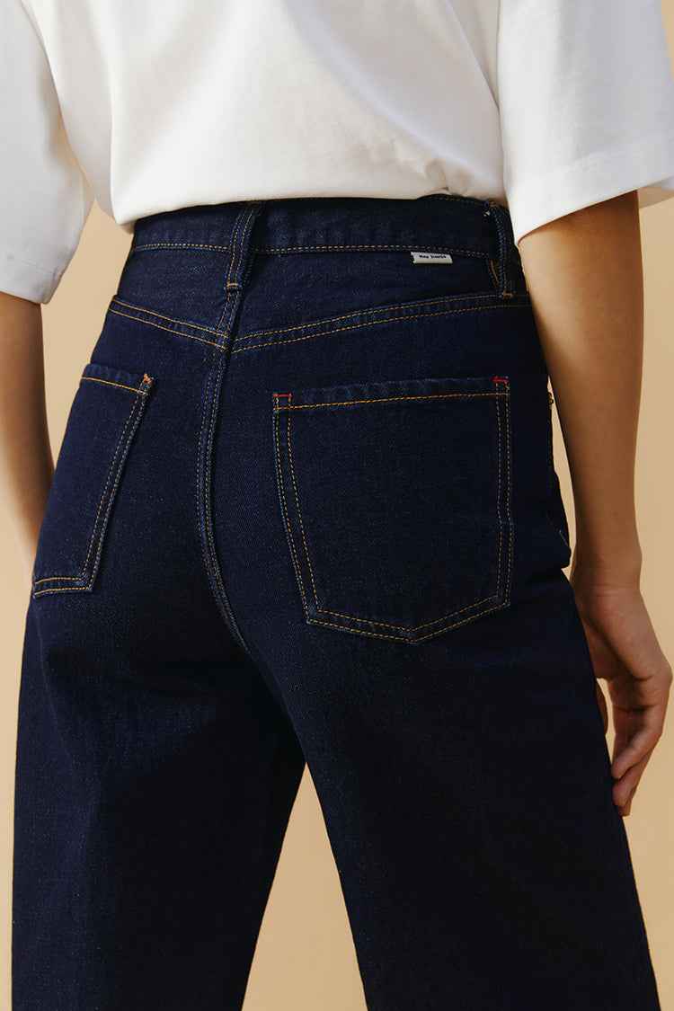 Coney Island Whitefish High Rise Wide Jeans HJ007