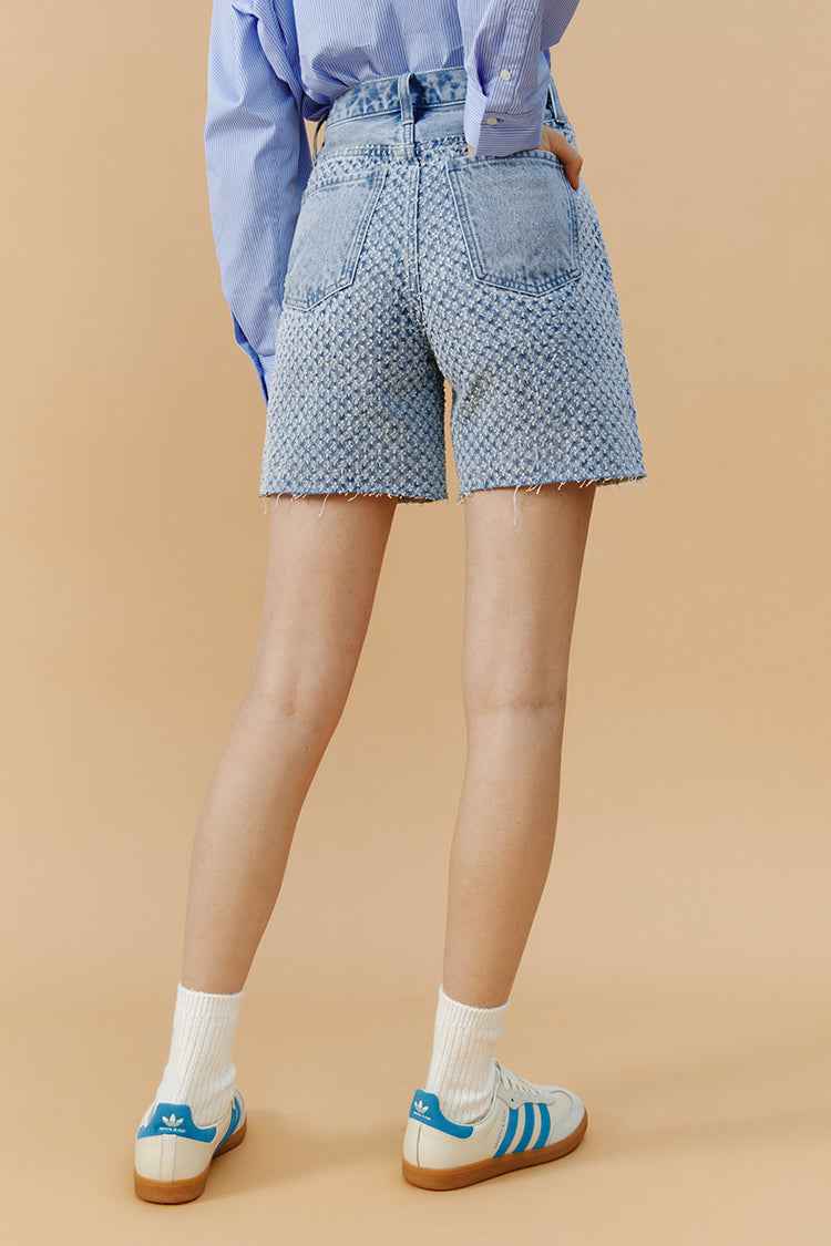 Venice Tweed High Rise Shorts HJ803 [FINAL SALE]