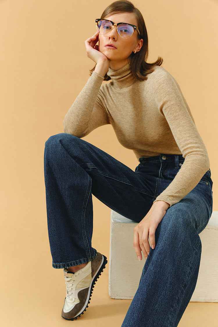 Coney Island Whitefish High Rise Wide Jeans HJ007
