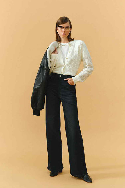 Angeles High Rise Baggy Jeans HJ103