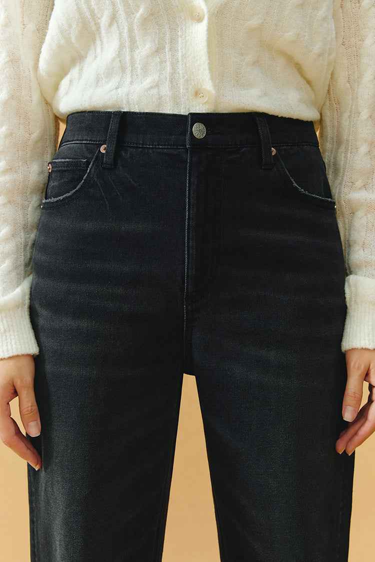 Angeles High Rise Baggy Jeans HJ103