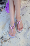 ALIANA Clear Gel Beach Sandals