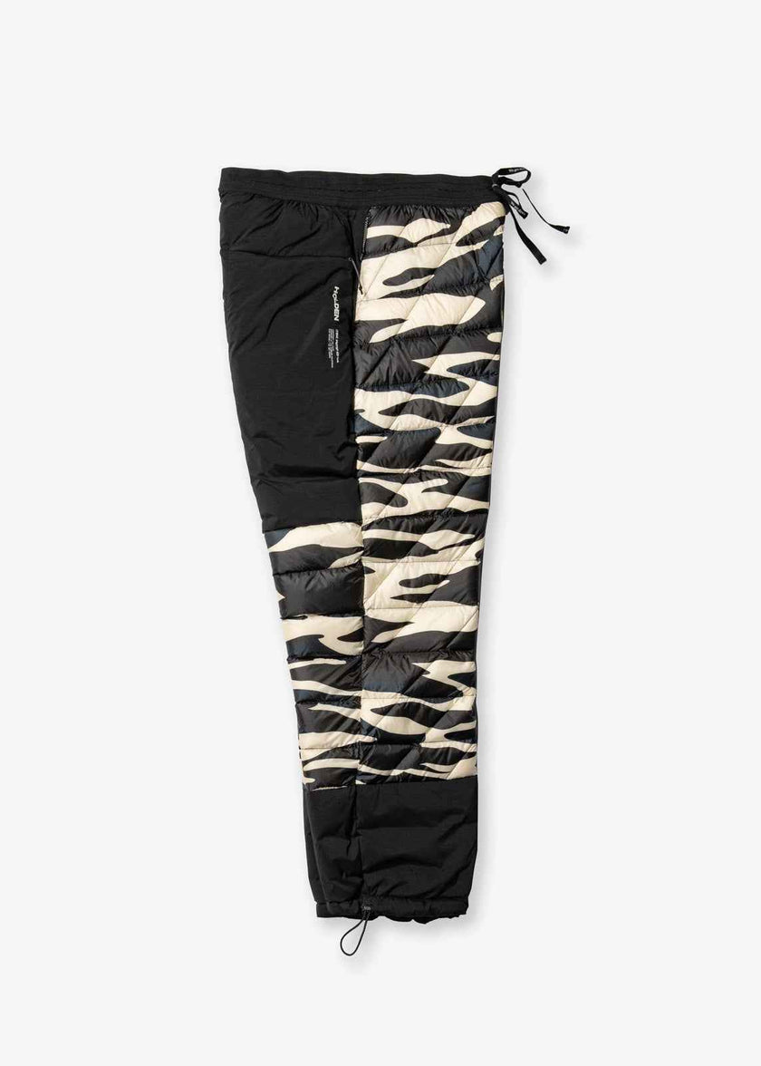 Hybrid Down Sweatpant - Zebra