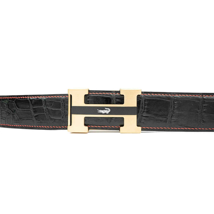 Handcrafted Alligator Leather Belts DVG116