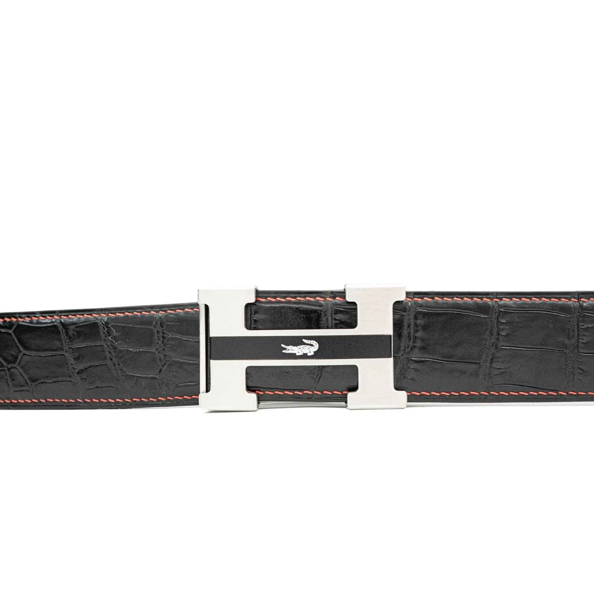 Handcrafted Alligator Leather Belts DVG116