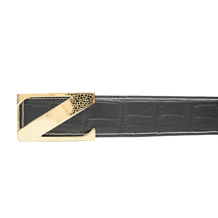 Handcrafted Alligator Leather Belts DVG128