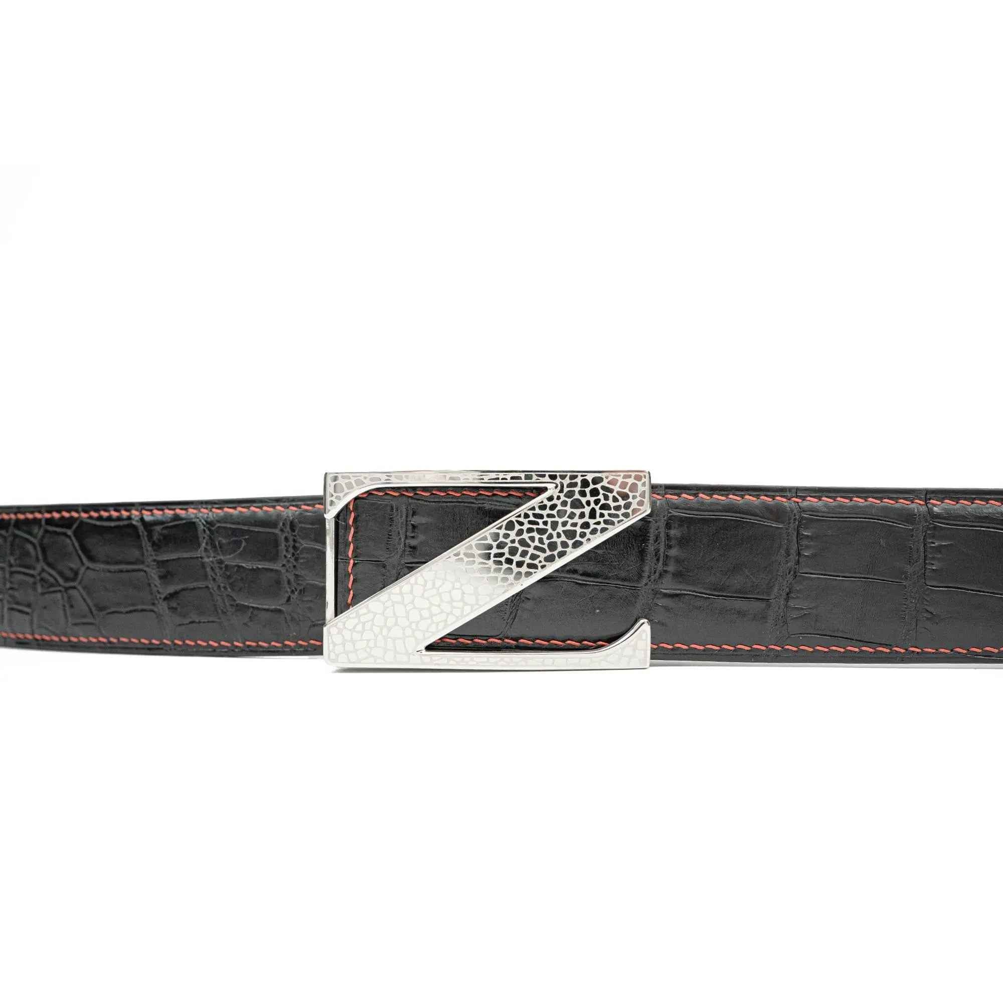 Handcrafted Alligator Leather Belts DVG146