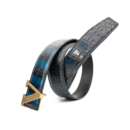 Handcrafted Alligator Leather Belts DVG177