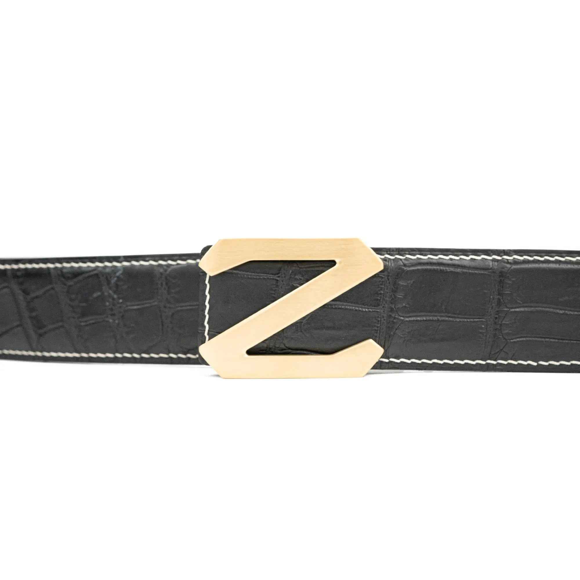 Handcrafted Alligator Leather Belts DVG181