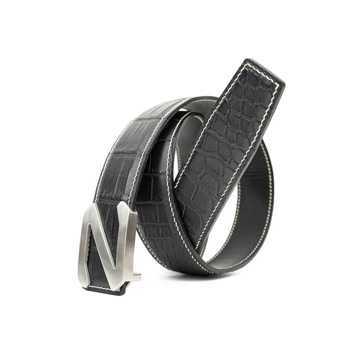 Handcrafted Alligator Leather Belts DVG181