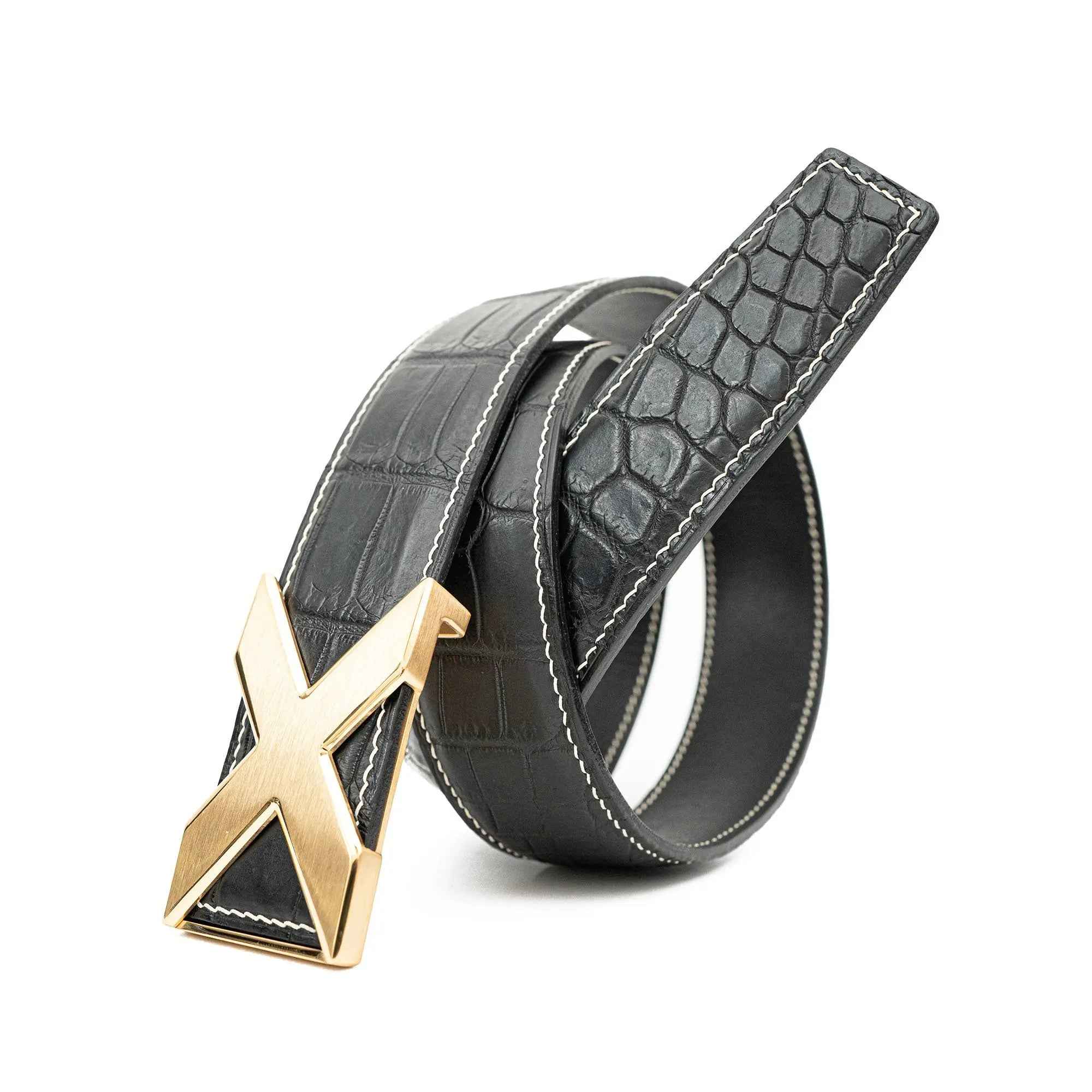 Handcrafted Alligator Leather Belts DVG2121