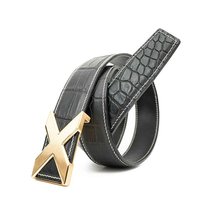 Handcrafted Alligator Leather Belts DVG2121