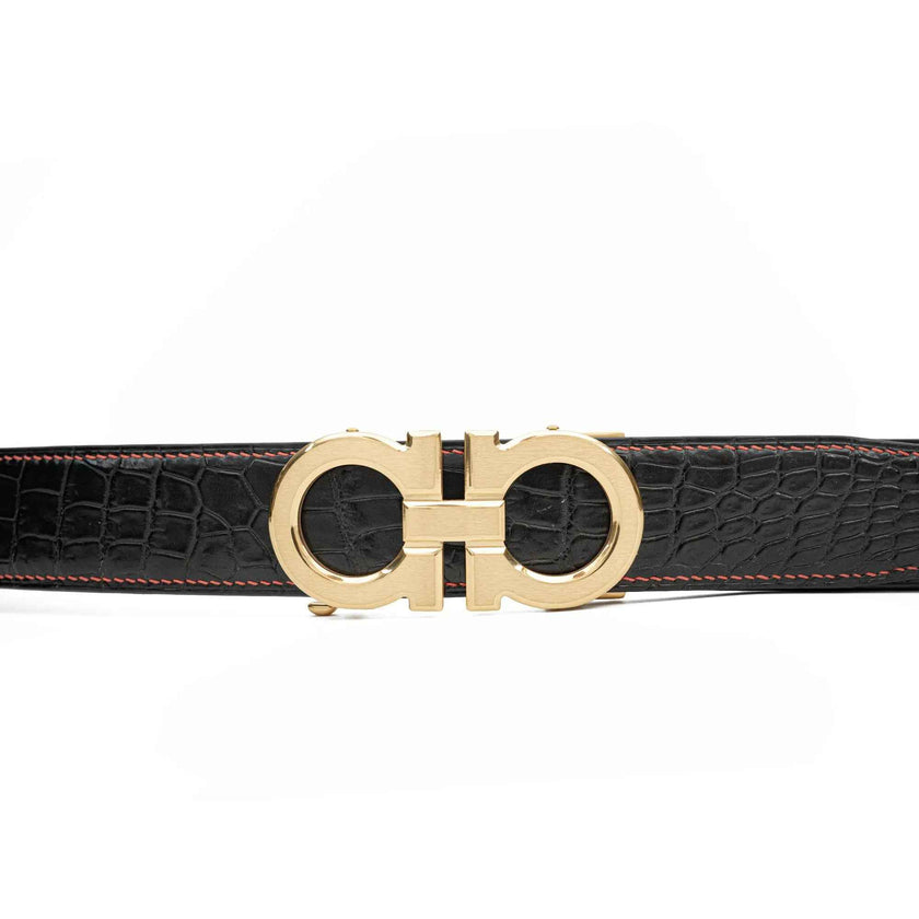 Handcrafted Alligator Leather Belts DVG259