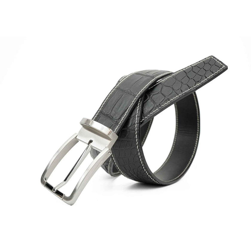Handcrafted Alligator Leather Belts DVG273