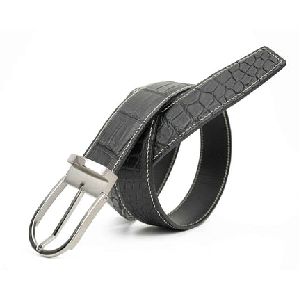 Handcrafted Alligator Leather Belts DVG304