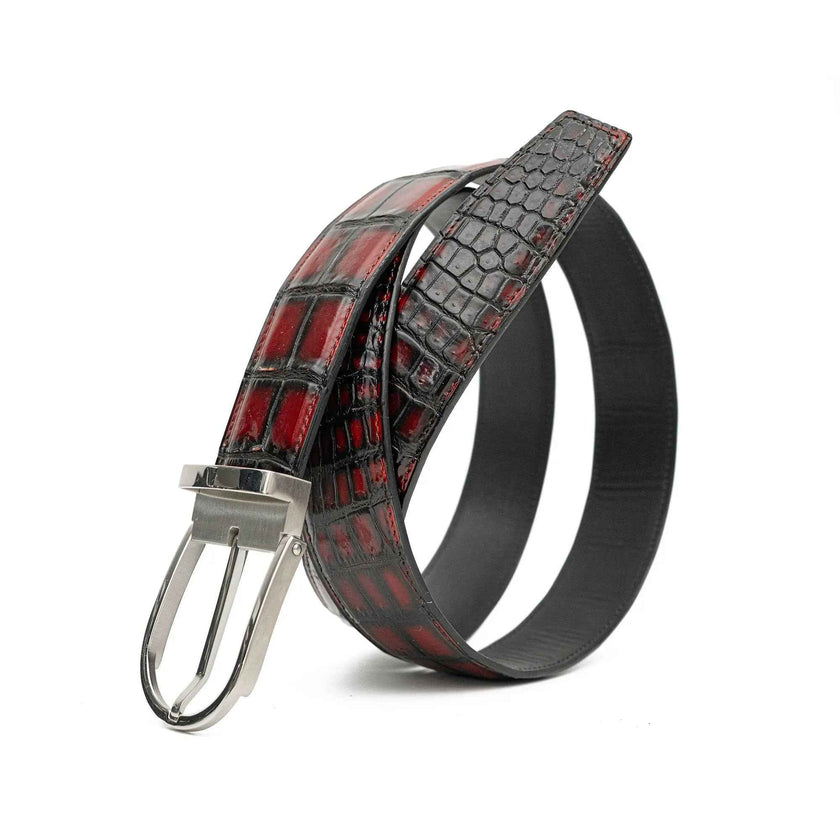 Handcrafted Alligator Leather Belts DVG311