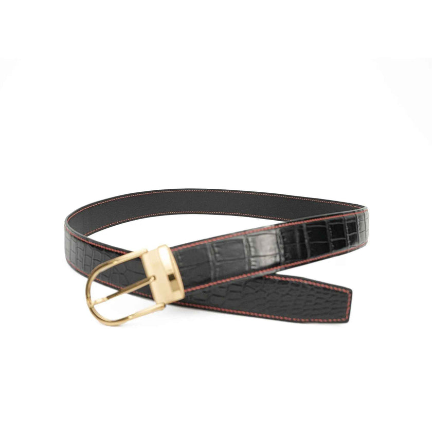 Handcrafted Alligator Leather Belts DVG3124