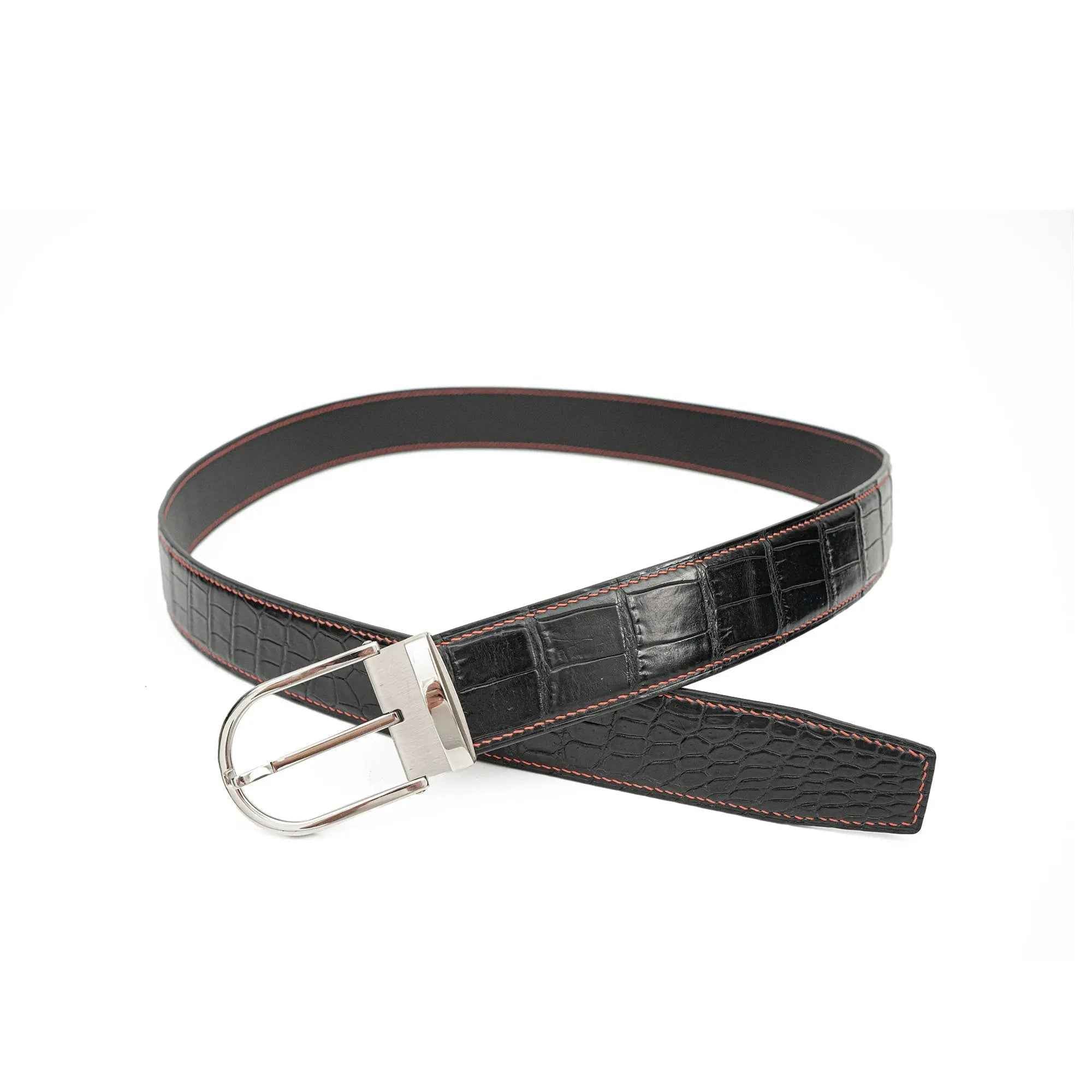 Handcrafted Alligator Leather Belts DVG3124