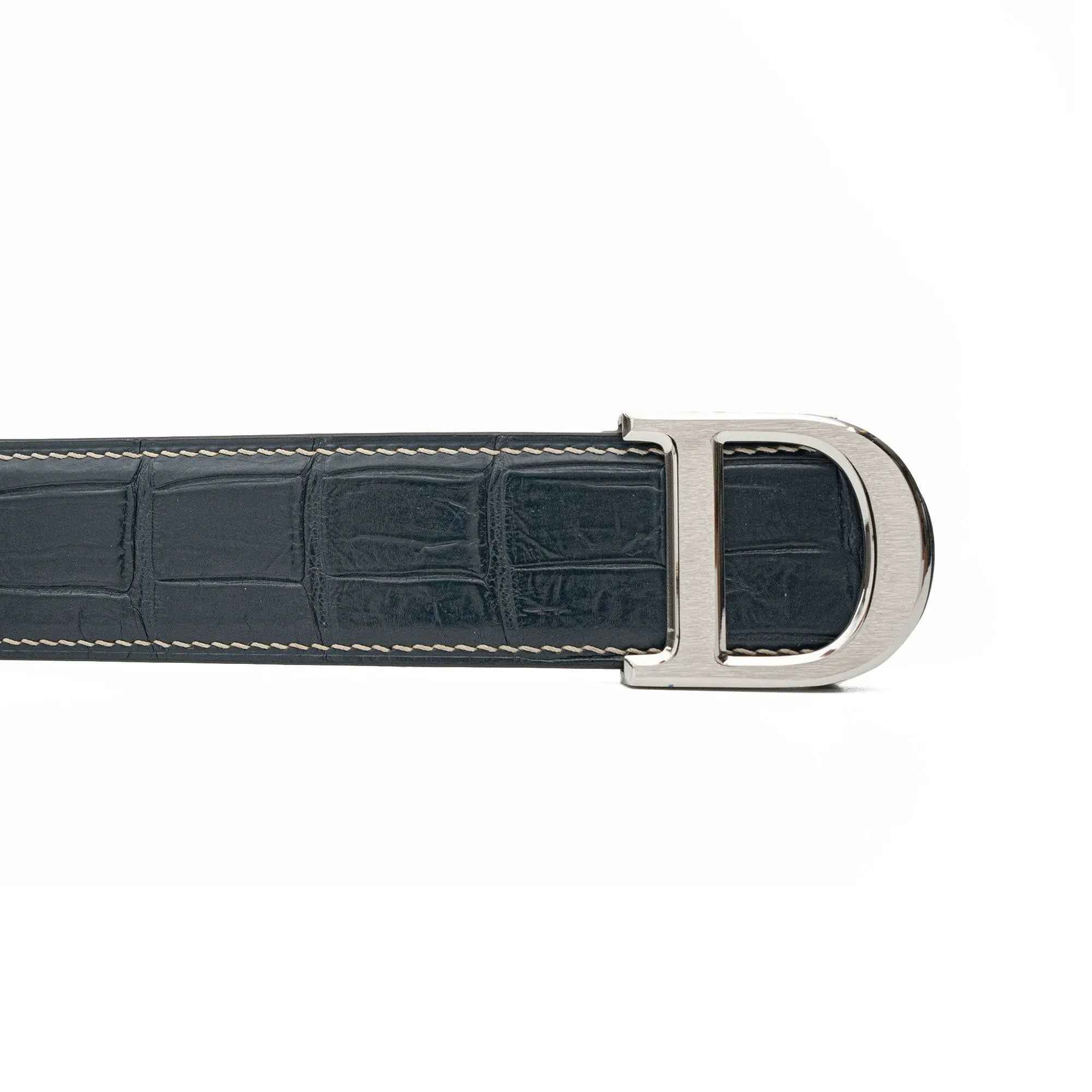 Handcrafted Alligator Leather Belts DVG343