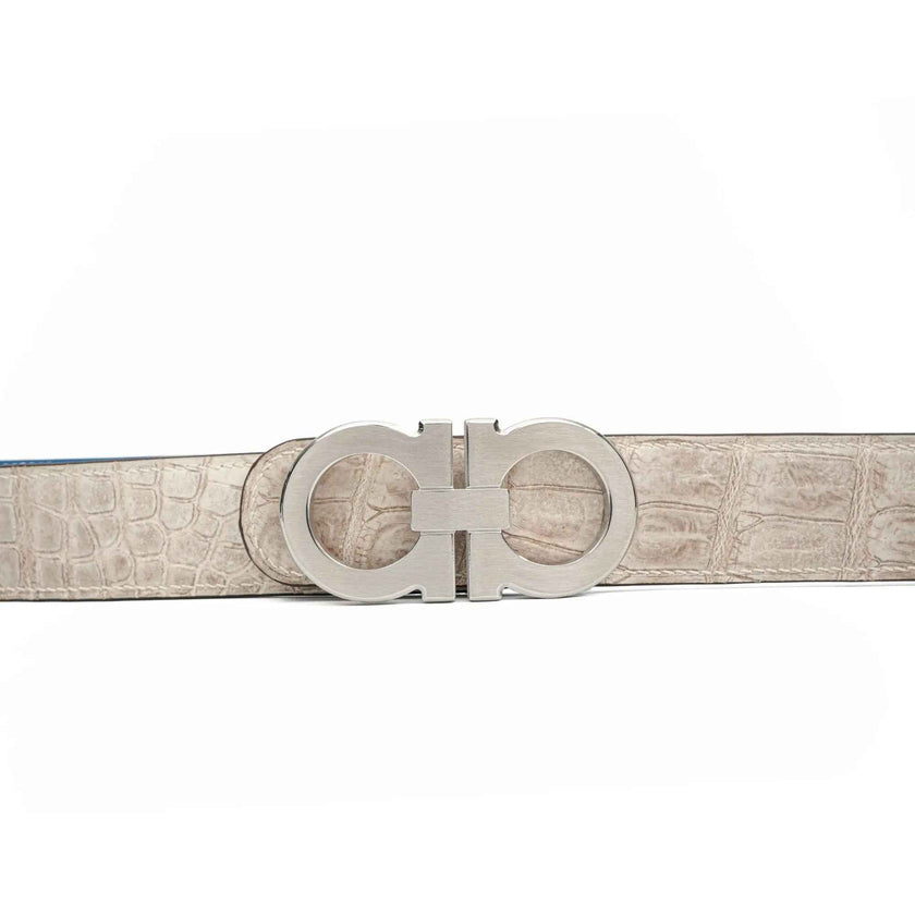 Handcrafted Alligator Leather Belts DVG352