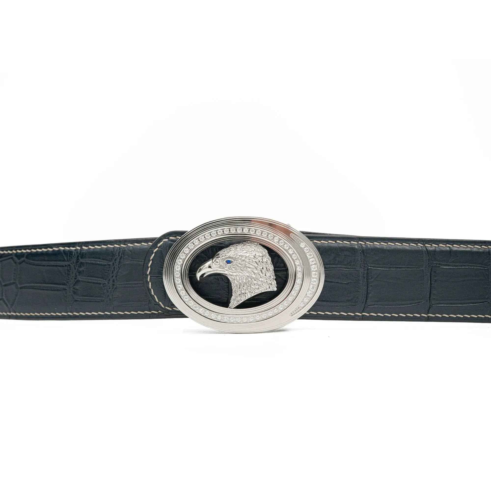 Handcrafted Alligator Leather Belts DVG359