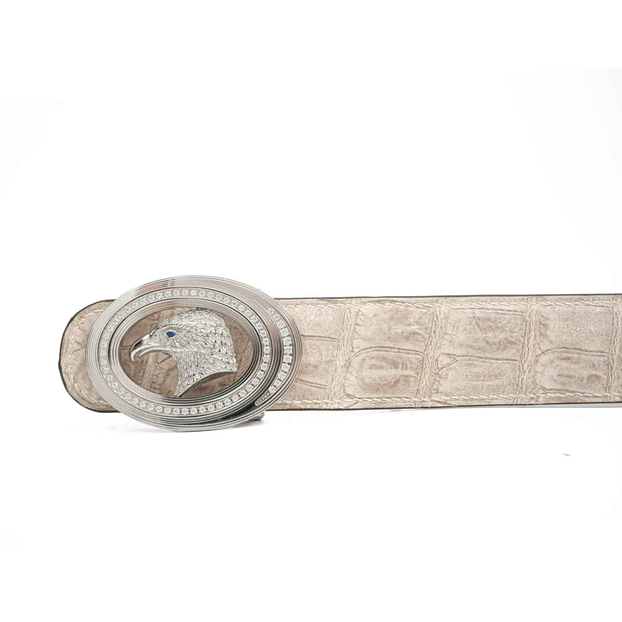 Handcrafted Alligator Leather Belts DVG366